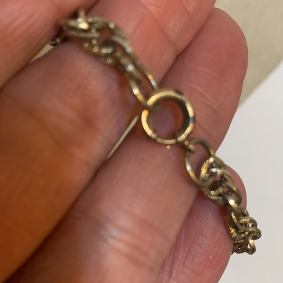 Lion crest shield fleur de lis vintage necklace - Picture 5 of 12